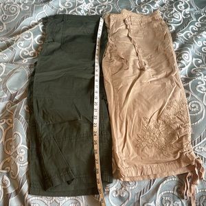 2 pair bundle! Fade Glory cropped pants!